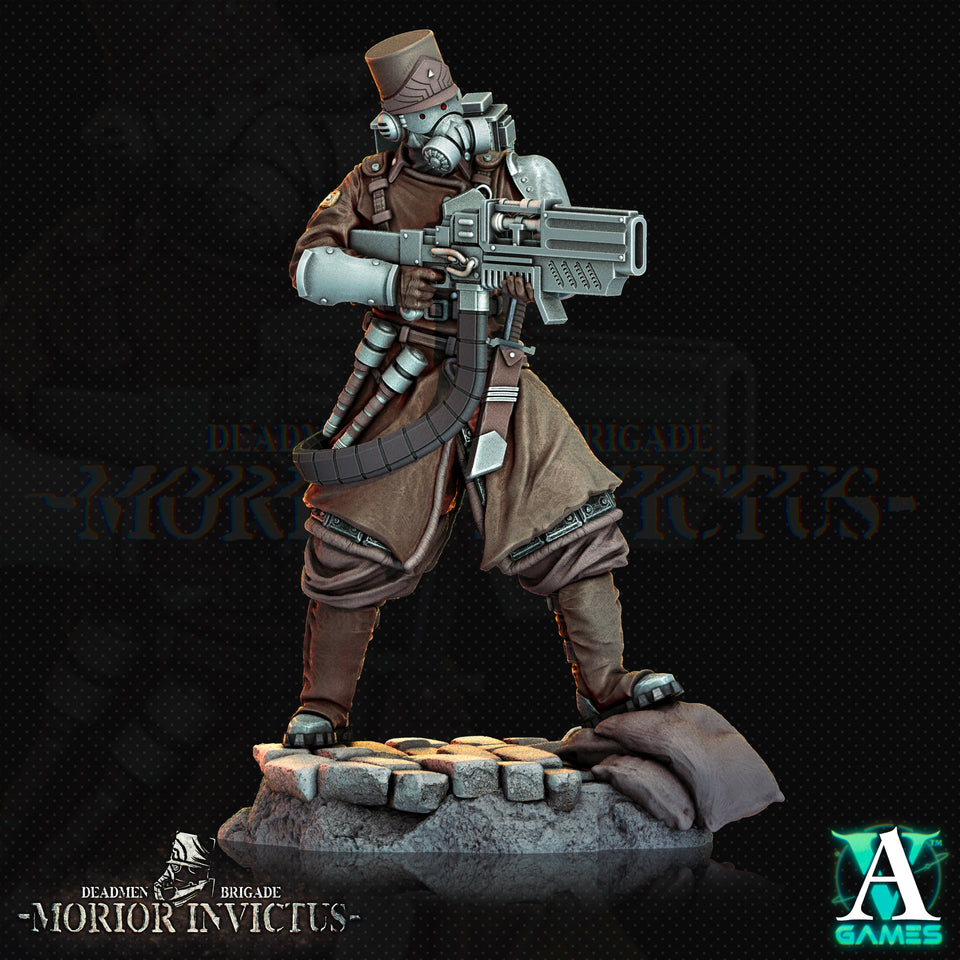 3D Printed Archvillain Games Deadmen Brigade - Morior Invictus Morior Light Infantry 28 32mm D&D