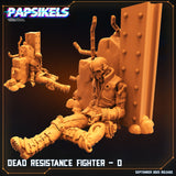 3D Printed Papsikels September 2023 - Aliens Vs Humans 6 Dead Resistance Fighter D 28mm 32mm