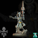 3D Printed Archvillain Games Empire of Stars - Black Pyramid Keteph Ankhesh 28 32mm D&D