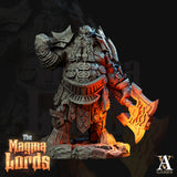 3D Printed Archvillain Games Magma Lords - Fire Giant Skullcrushers 28mm 32mm D&D