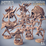 3D Printed Artisan Guild Lara the Dancer Scourgy Scourgeland Survivors 28mm 32mm