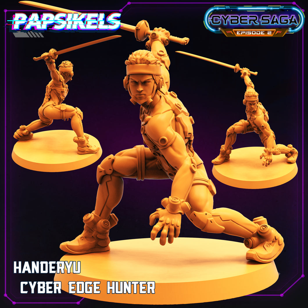 3D Printed Papsikels - Cyber Saga Episode 2 Handeryu Cyber Edge Hunter - 28mm 32mm