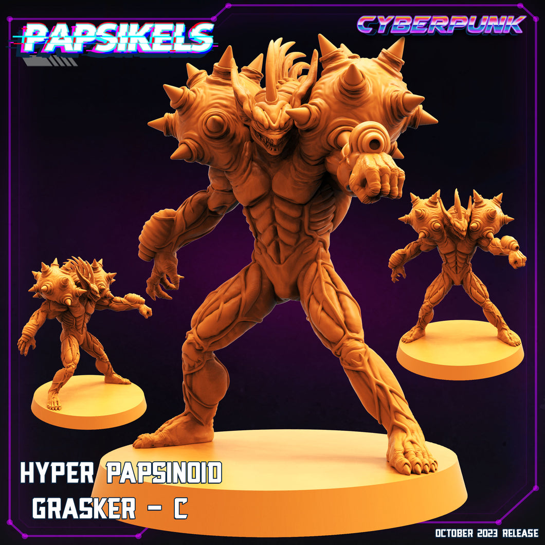 3D Printed Papsikels Grasker C Hyper Papsinoid Grasker Set 28mm 32mm