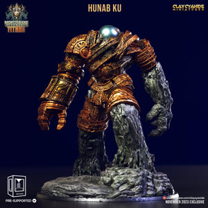 3D Printed Clay Cyanide Hunab Ku Mortisbane Titans Set 28 32 mm D&D