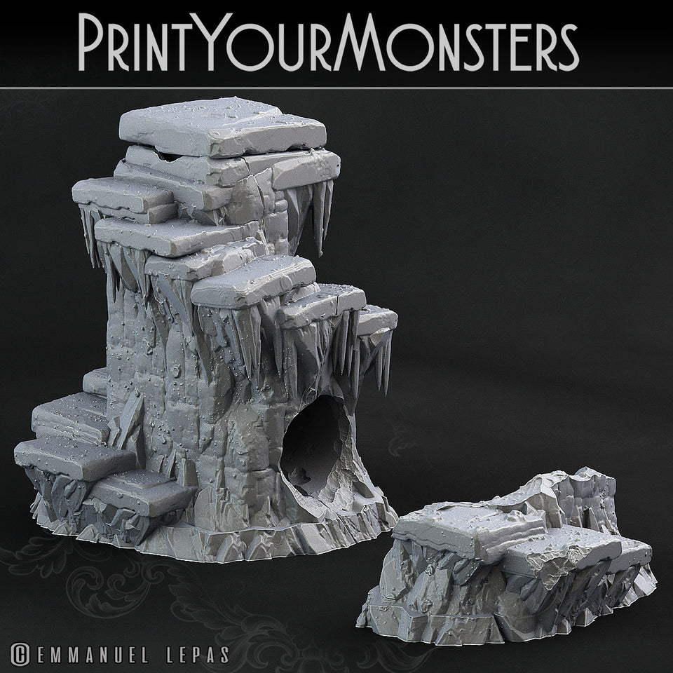 3D Printed Print Your Monsters Ice Dice Tower The Wrath of Gloomrime Monsters Part II Set 28mm - 32mm D&D Wargaming