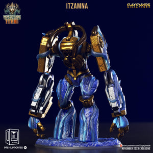 3D Printed Clay Cyanide Itzamna Mortisbane Titans Set 28 32 mm D&D