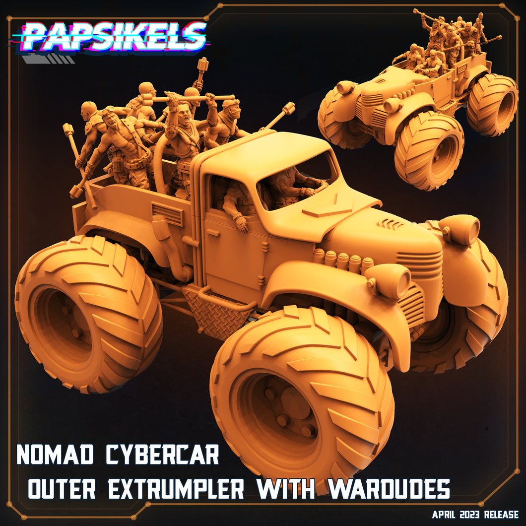 3D Printed Papsikels - Nomad Cybercar Outer Extrumpler - 28mm 32mm