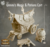 3D Printed Cast n Play Qimmi's Magic & Potions Kart 28mm 32mm D&D