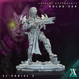 3D Printed Archvillain Games Sylvari Ascendants - Nulda Var El Voriel 28 32mm D&D