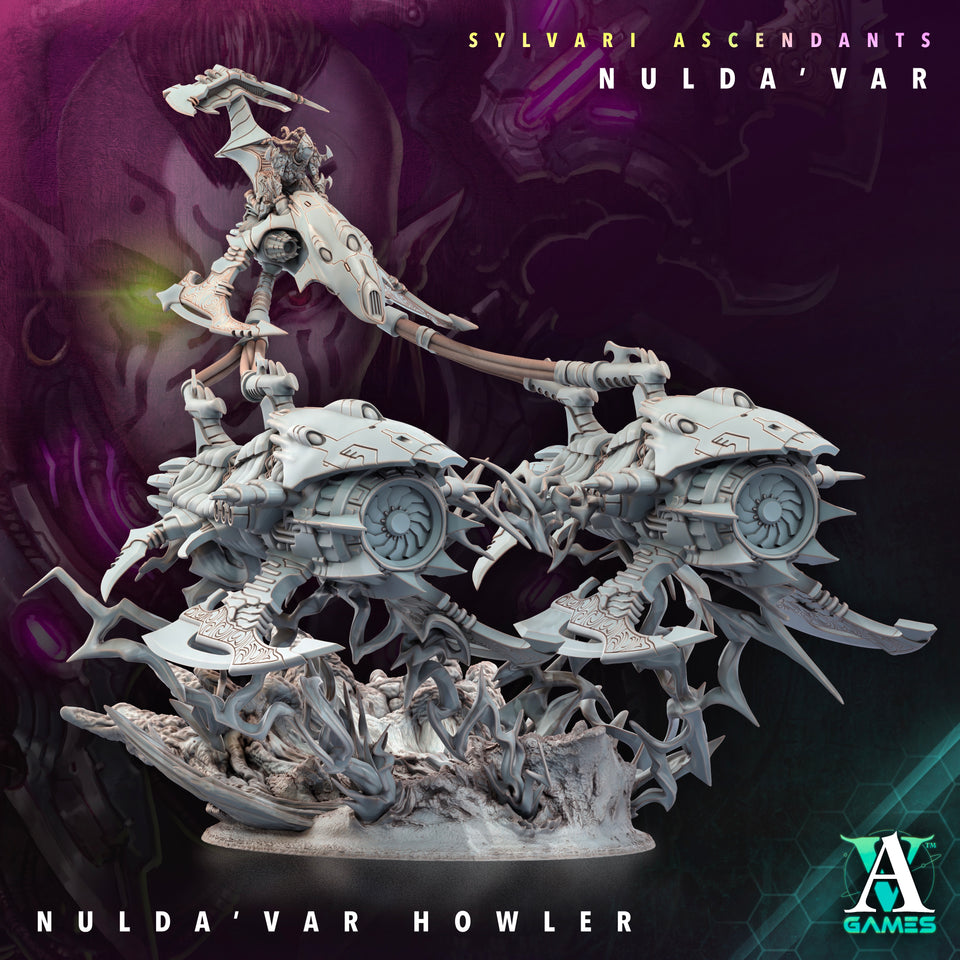 3D Printed Archvillain Games Sylvari Ascendants - Nulda Var Nulda Var Howler 28 32mm D&D