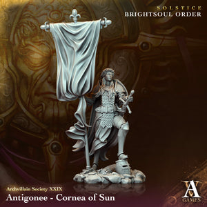 3D Printed Archvillain Games Antigonee - Cornea of Sun Archvillain Society Vol. XXIX 28 32mm D&D