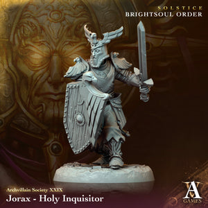 3D Printed Archvillain Games Jorax - Holy Inquisitor Archvillain Society Vol. XXIX 28 32mm D&D