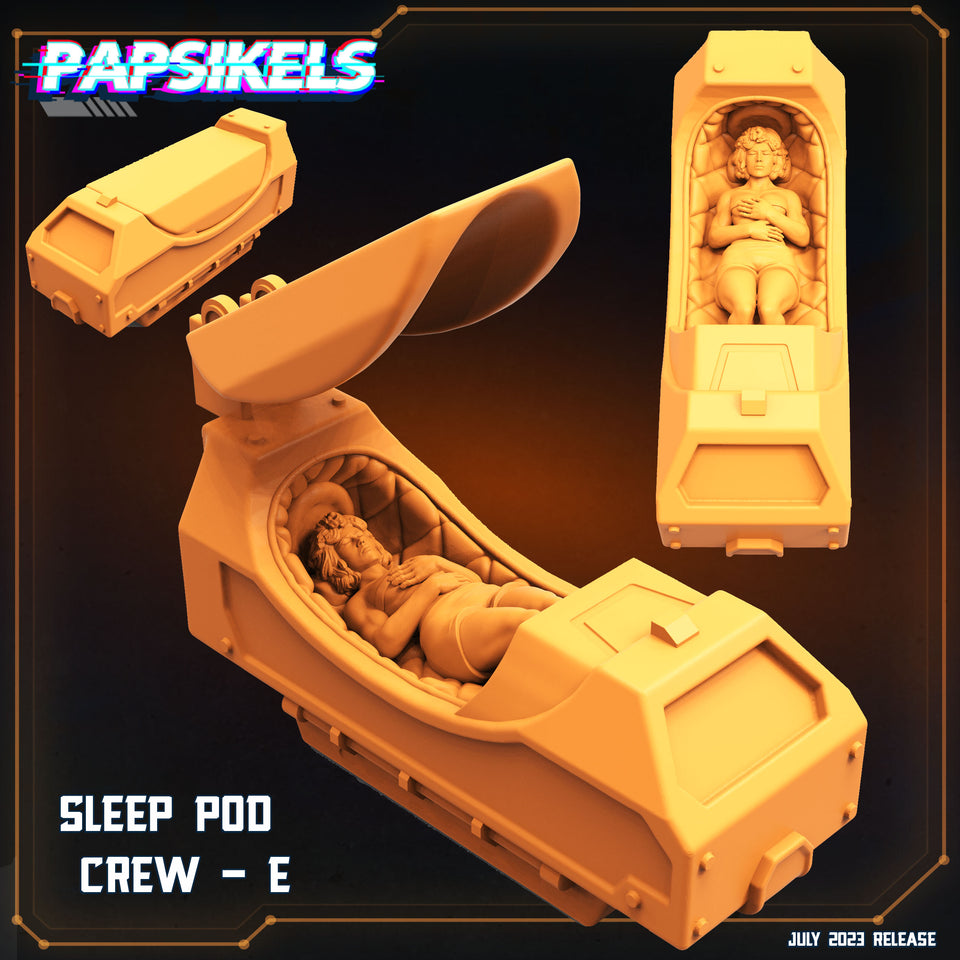 3D Printed Papsikels July 2023 - Xeno Wars Hybernating Station Set 28mm 32mm