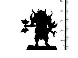 3D Printed Clay Cyanide Dreadblood Maulers Factions 28 32 mm D&D