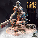 3D Printed Asgard Rising Siegruth Lord of the Spider Cave Diorama 28 32 mm Wargaming DnD