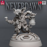 3D Printed STL Miniatures Neverdawn Stein Gang 28 - 32mm War Gaming D&D