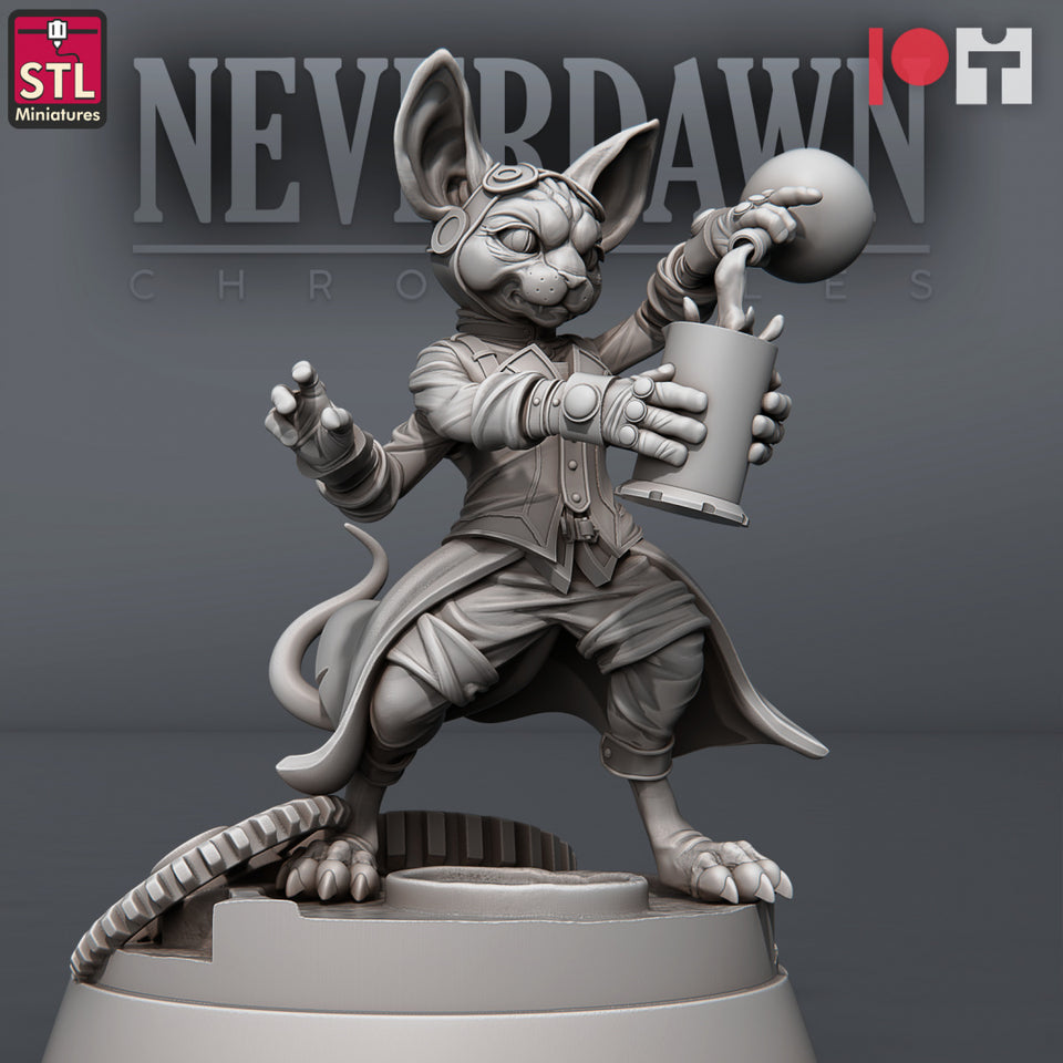 3D Printed STL Miniatures Neverdawn Stein Gang 28 - 32mm War Gaming D&D