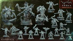 3D Printed Archvillain Games Project Adam The Transcended Resurgence 28 32mm D&D