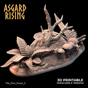 3D Printed Asgard Rising The Fern Forest 28 32 mm Wargaming DnD