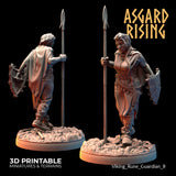 3D Printed Asgard Rising Viking Rune Guardians of the Raven Clan - 28 32mm Wargaming DnD