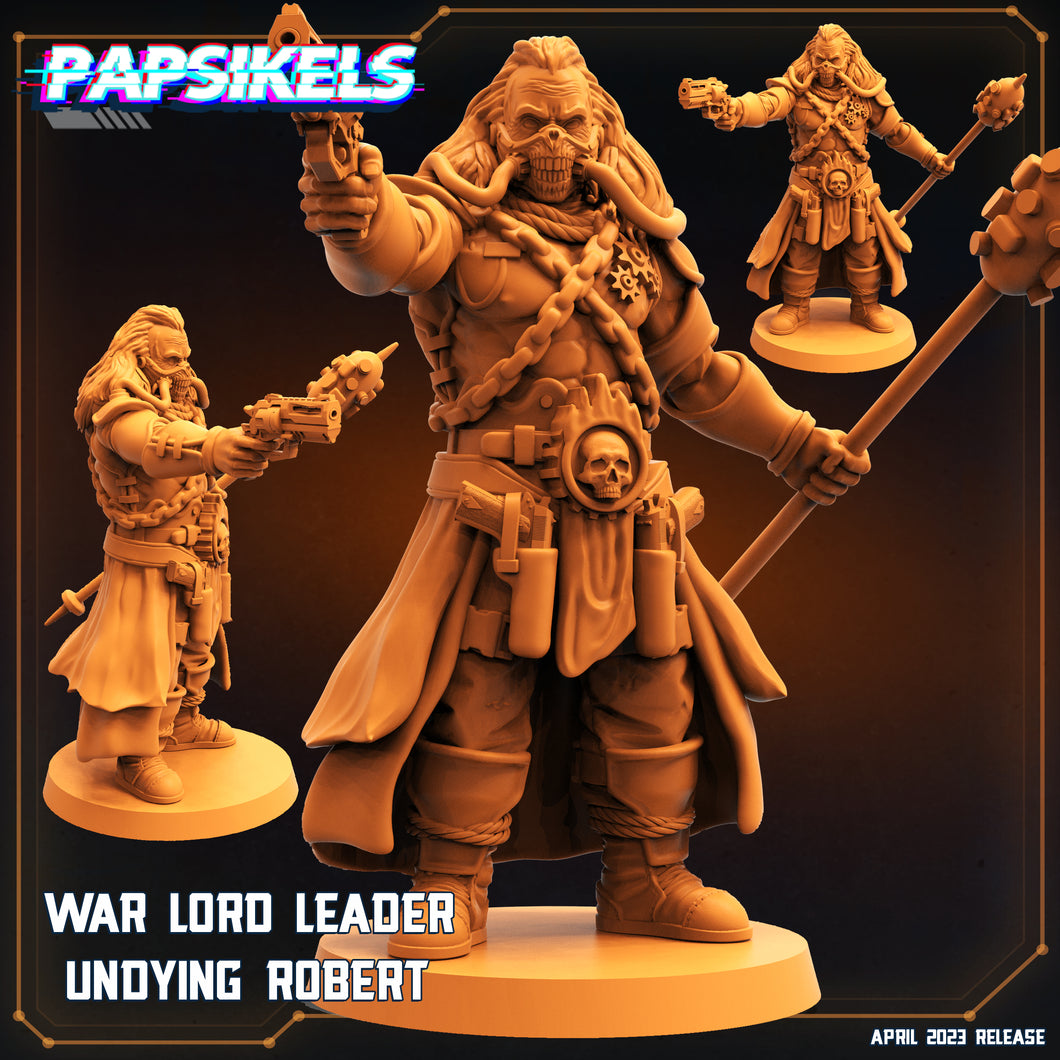 3D Printed Papsikels - War Lord Leader Undying Robert - 28mm 32mm