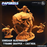 3D Printed Papsikels Cahtnehl Xenosaur Beastmaster Tyranno Snapper Set 28mm 32mm