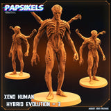 3D Printed Papsikels August 2023 - Xenowars Genesis Xeno Human Hybrid Evolution Set 28mm 32mm