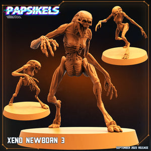 3D Printed Papsikels September 2023 - Aliens Vs Humans 6 Xeno Set 28mm 32mm