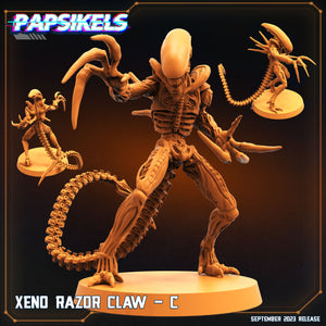 3D Printed Papsikels September 2023 - Aliens Vs Humans 6 Xeno Razor Claw Set 28mm 32mm