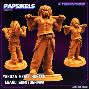 3D Printed Papsikels - Yakuza Skull Hunter Set March 2023 Cyberpunk - 28mm 32mm