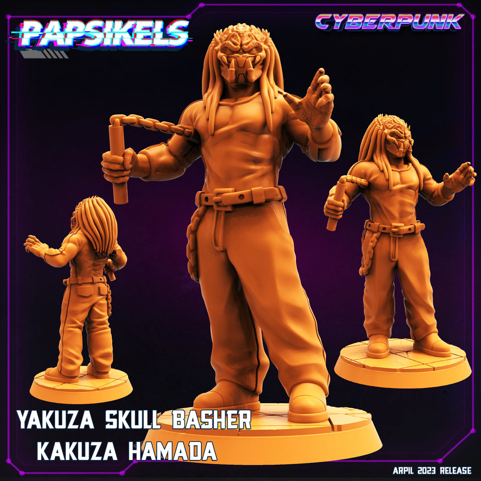 3D Printed Papsikels - Yakuza Skull Hunter Kakuza Hamada - 28mm 32mm