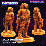 3D Printed Papsikels - Yakuza Skull Hunter Set March 2023 Cyberpunk - 28mm 32mm