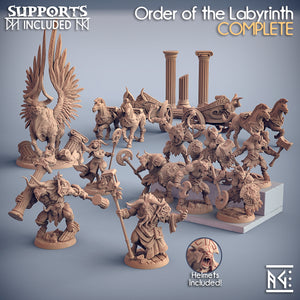 3D Printed Artisan Guild Minoc Chariots Order of the Labyrinth 28mm 32mm