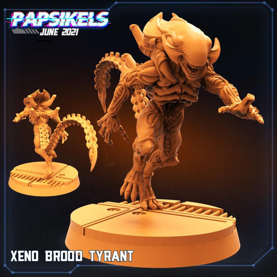 Copy of 3D Printed Papsikels Xeno Brood Set Aliens vs Humans Part 2 28mm 32mm - Charming Terrain