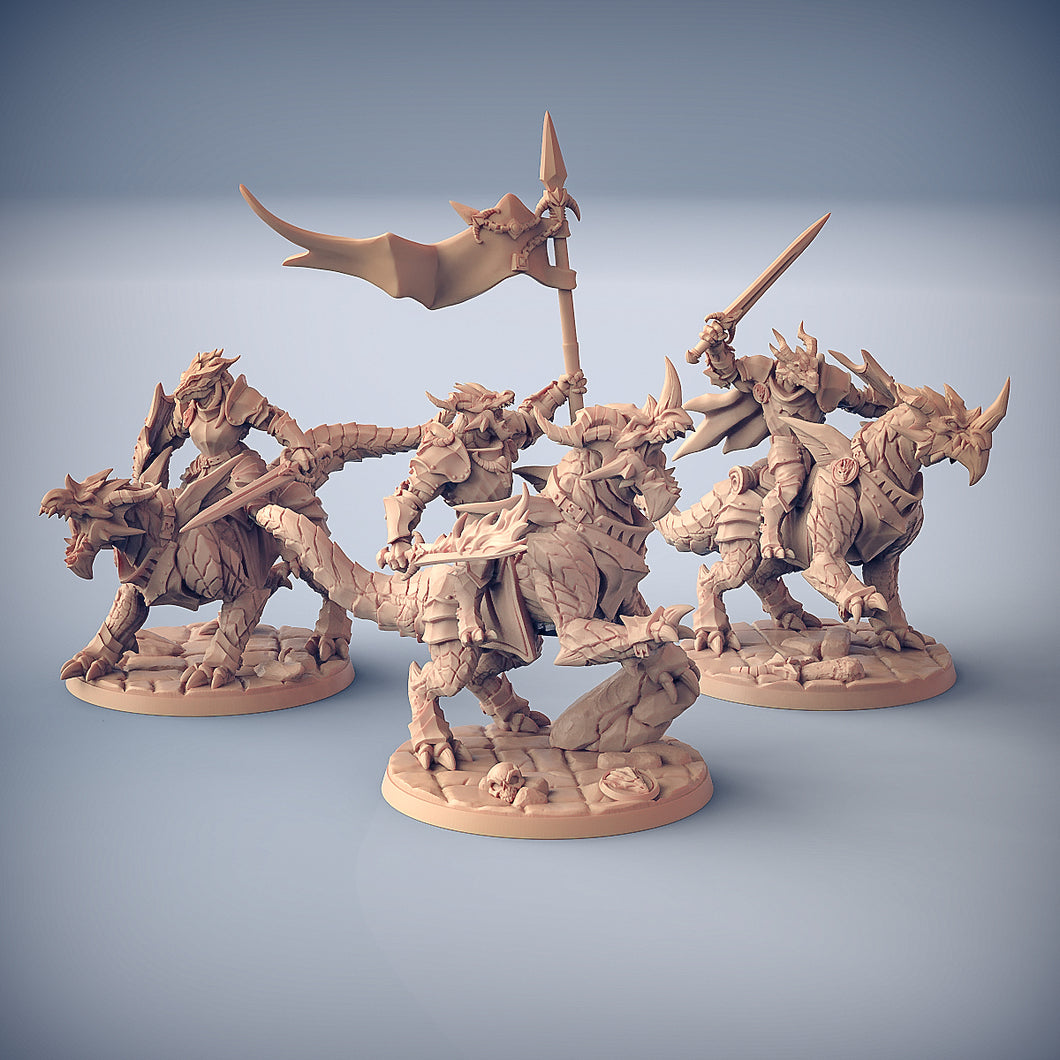 3D Printed Artisan Guild Dragonling Knight The Dragonguard 28mm 32mm