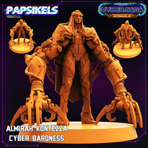 3D Printed Papsikels - Cyber Saga Episode 2 Almirah Kontezza Cyber Baroness - 28mm 32mm