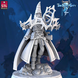 3D Printed STL Miniatures Mages The Frost City 2 28 - 32mm War Gaming D&D