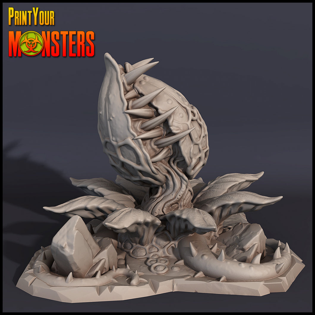 3D Printed Print Your Monsters Classic Carnivorous Plant 2 Set 28mm - 32mm D&D Wargaming