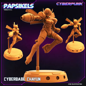 3D Printed Papsikels - Cyberbabe Chayun - 28mm 32mm