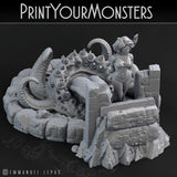3D Printed Print your Monster Mutant Mimic 28 32mm D&D