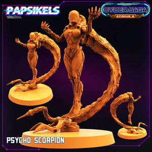 3D Printed Papsikels - Cyber Saga Episode 2 Psycho Scorpion - 28mm 32mm