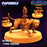 3D Printed Papsikels - Cyber Saga Episode 2 Tachalla Cyber Panther - 28mm 32mm