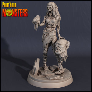 3D Printed Print your Monster Zombie Set 28 32mm D&D