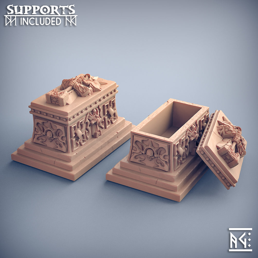 3D Printed Artisan Guild Requiem Sarcophagus The Requien Brotherhood 28mm 32mm