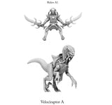 3D Printed Print Your Monsters Dark Elves Rider Set A 28mm - 32mm D&D Wargaming