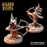 3D Printed Asgard Rising Goblin Archer 32mm Ragnarok D&D