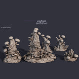 3D Printed Print Your Monsters Terrain Fungi Nightmare Grotto Fungi 28mm - 32mm D&D Wargaming