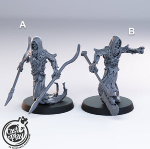 3D Printed Cast n Play Ghosts 28mm 32mm D&D