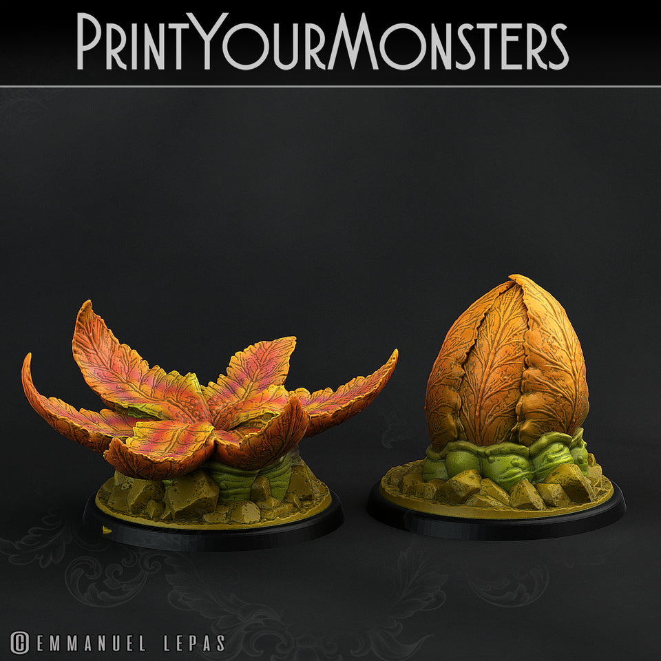 3D Printed Print Your Monsters  Carniflora Jungle Predators Set 28mm - 32mm D&D Wargaming