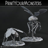 3D Printed Print Your Monsters Giant Flies Total Insects 28mm - 32mm D&D Wargaming